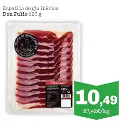 Sorli DON JULIO Espatlla de gla ibèrica oferta
