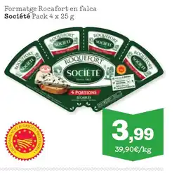 Sorli SOCIÉTÉ Formatge Rocafort en falca oferta