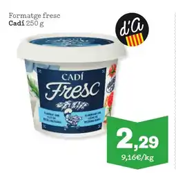 Sorli CADÍ Formatge fresc oferta