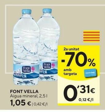 Caprabo Agua font vella oferta