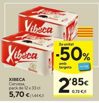Caprabo Cerveza xibeca oferta