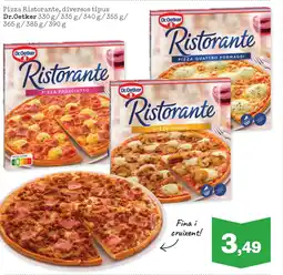 Sorli DR OETKER Pizza Ristorante, diversos tipus oferta
