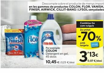 Caprabo Detergente gel colon oferta