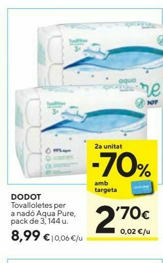 Caprabo Pañales dodot oferta