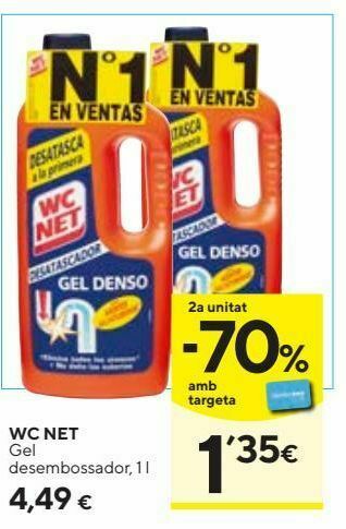 Caprabo Desatascador wc net oferta