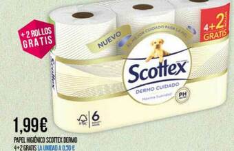 Claudio Papel Higiénico Scottex Dermo oferta