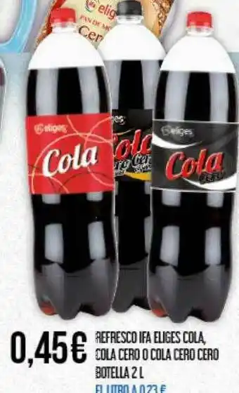 Claudio Refresco Ifa Eliges Cola Cola Cero O Cola Cero Cero oferta