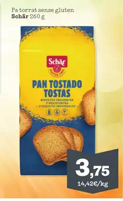 Sorli SCHÄR Pa torrat sense gluten oferta