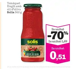 Sorli SOLIS Tomàquet fregit amb oli d'oliva oferta