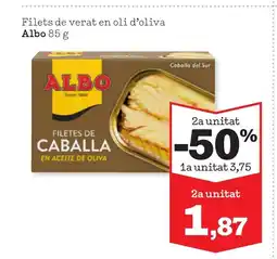Sorli ALBO Filets de verat en oli d'oliva oferta