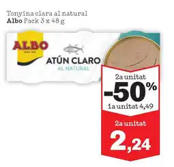 Sorli ALBO Tonyina clara al natural oferta