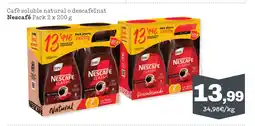 Sorli NESCAFÉ Cafè soluble natural o descafeïnat oferta