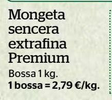 La Sirena Judías oferta