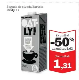 Sorli OATLY Beguda de civada Barista oferta