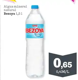 Sorli BEZOYA Aigua mineral natural oferta