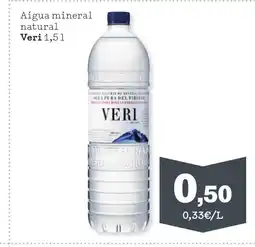 Sorli VERI Aigua mineral natural oferta