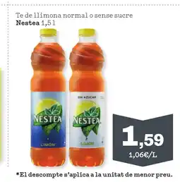 Sorli NESTEA Te de llimona normal o sense sucre oferta