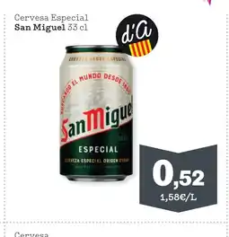 Sorli SAN MIGUEL Cervesa Especial oferta