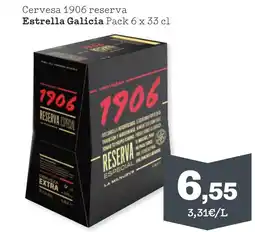 Sorli ESTRELLA GALICIA Cervesa 1906 reserva oferta