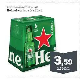 Sorli HEINEKEN Cervesa normal o 0,0 oferta