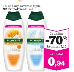 Sorli NB PALMOLIVE Gel de bany, diversos tipus oferta