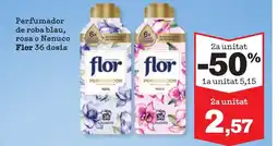 Sorli FLOR Perfumador de roba blau, rosa o Nenuco 36 dosis oferta