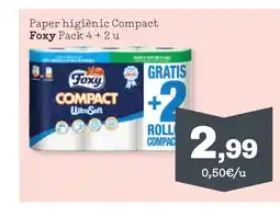 Sorli FOXY Paper higiènic Compact oferta