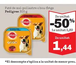 Sorli PEDIGREE Paté de xai-pollastre o bou-fetge oferta