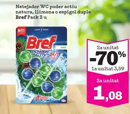 Sorli BREF Netejador WC poder actiu natura, llimona o espígol duple oferta