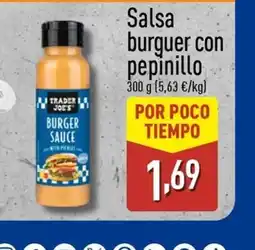 ALDI Salsa burguer con pepinillo oferta