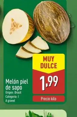 ALDI Melón piel de sapo oferta