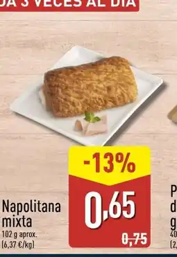 ALDI Napolitana mixta oferta