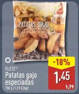 ALDI FLETE Patatas gajo especiadas oferta