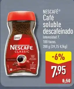 ALDI NESCAFÉ Café soluble descafeinado oferta