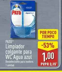 ALDI PATO Limpiador colgante para WC Agua azul oferta