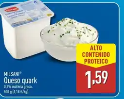 ALDI MILSANI Queso quark oferta
