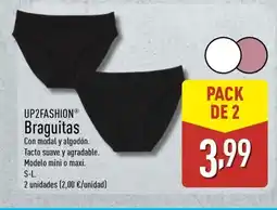 ALDI UP2FASHION Braguitas oferta
