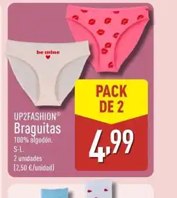 ALDI UP2FASHION Braguitas oferta