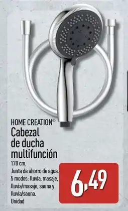 ALDI HOME CREATION Cabezal de ducha multifunción oferta
