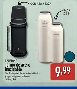 ALDI CROFTON Termo de acero inoxidable oferta