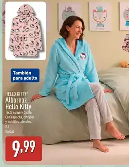 ALDI HELLO KITTY Albornoz Hello Kitty oferta