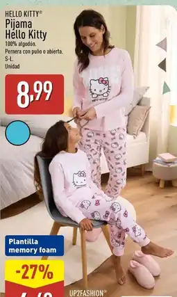 ALDI HELLO KITTY Pijama Hello Kitty oferta