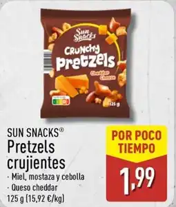 ALDI SUN SNACKS Pretzels crujientes oferta