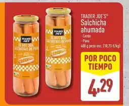 ALDI TRADER JOE'S Salchicha ahumada oferta