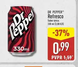 ALDI DR PEPPER Refresco oferta