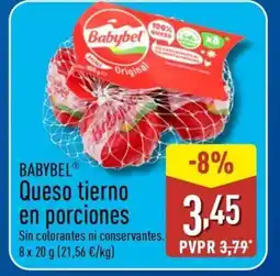 ALDI BABYBEL Queso tierno en porciones oferta