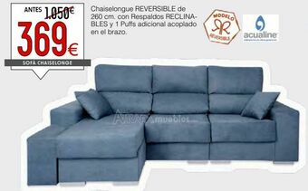 Atrapamuebles Chaise longue con cama oferta