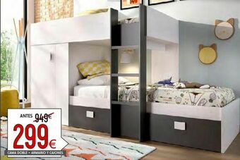 Atrapamuebles Cama doble oferta