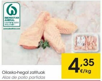 Eroski Alas de pollo partidas oferta