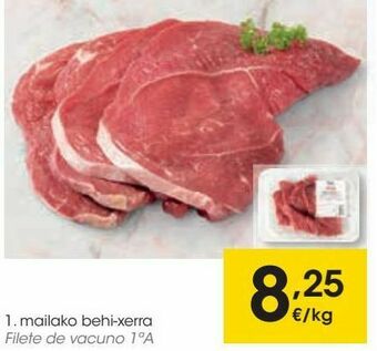 Eroski Filete de vacuno 1ª a oferta